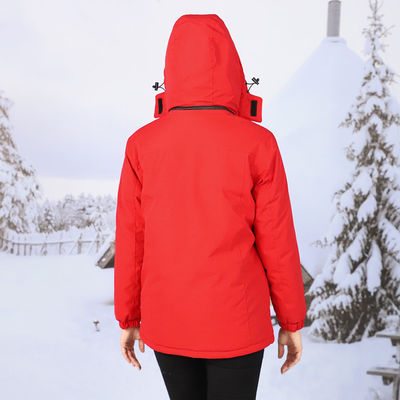Individuell angefertigte Softshell Heizkleidung Winterkleidung Elektrische Batterie Heizung Jagdjacke mit 7,4 V Batterie