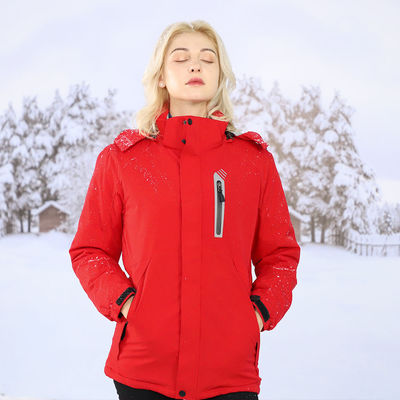 Maschinenwaschbar Wiederaufladbar Männer Frauen 4 Heizzonen Elektrische Kapuze Winterheizjacke