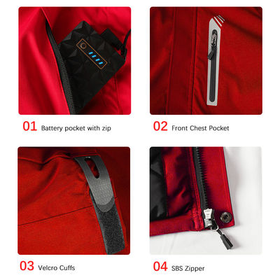 Kleidungswarenhersteller Qualität Heizung Softshell Jacket wasserdicht Atmung Bergsteigen Jagd Jacket