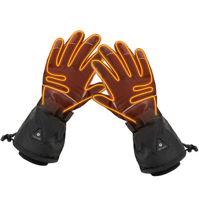 waagerecht ausgerichtete Temperaturüberwachung Lithium-Ion7.4v batteriebetriebene erhitzte Winter-Ski Gloves Withs 3