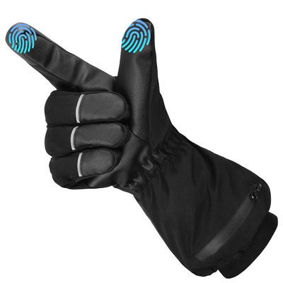waagerecht ausgerichtete Temperaturüberwachung Lithium-Ion7.4v batteriebetriebene erhitzte Winter-Ski Gloves Withs 3
