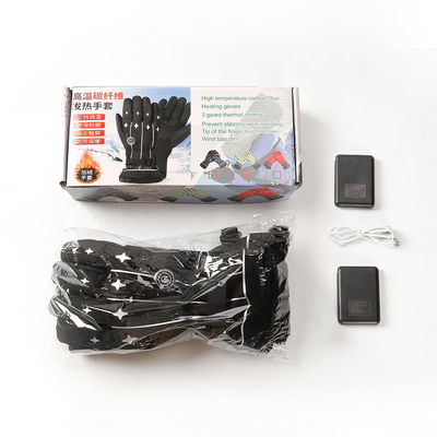 Erhitzten elektrische thermische Handschuhe Schneemobil fahrung Soems/ODM Winter-Handschuhe eine Größe für das Winter-Kampieren im Freien