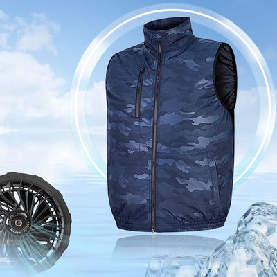 5 kühle Sommer-Westen-Armee-blaue Eis-Weste des Volt-XL für heißes Wetter