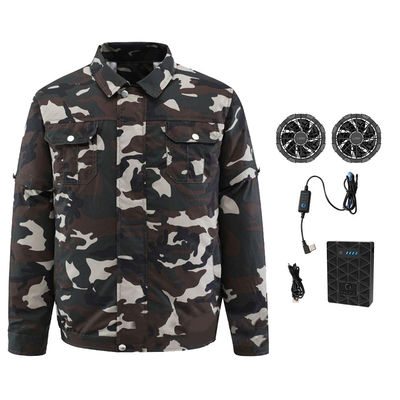Soem-Polyester-Wechselstrom-Motorrad-Jacke 5-Volt-Luft konditionierte Fahrrad-Jacke