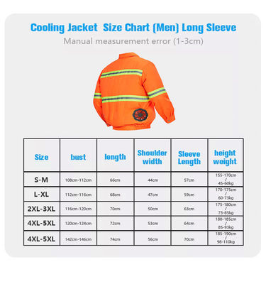 Reflektierende Ventilator-Jacke für Mann-Frauen-batteriebetriebene Geschwindigkeitsregelung 3
