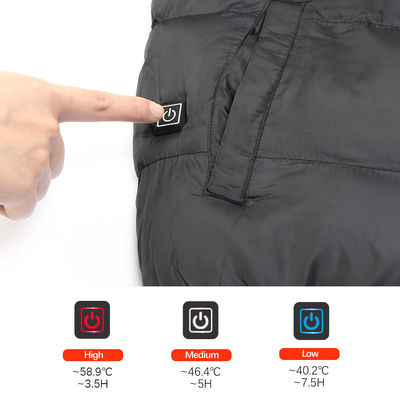 erhitzte Westen-Wärmer-Unisexthermalelektrischer Usb 50C 60C batteriebetriebenes Gilet