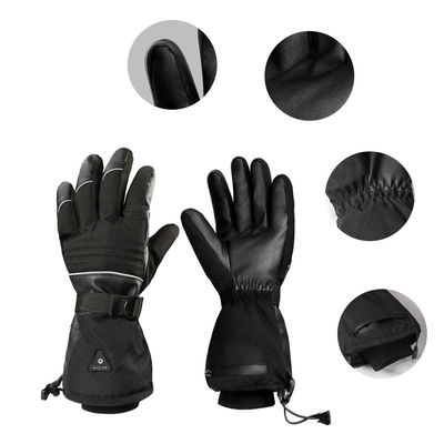 FCC Wiederaufladbare Motorrad-Heizhandschuhe Elektrische Heizhandschuhe zum Winterwärmen