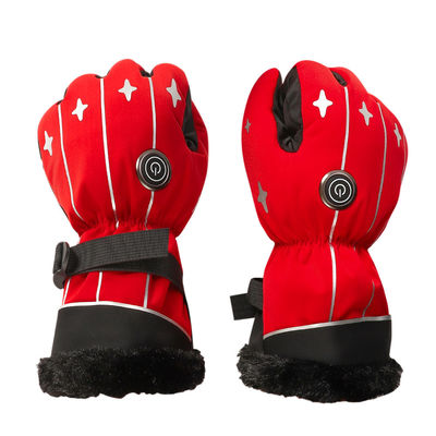 der Lycra-Gewebe Akku Heiz-Ski Mittens Heated Ski Gloves Frauen 3.7V für Winter-Sport im Freien
