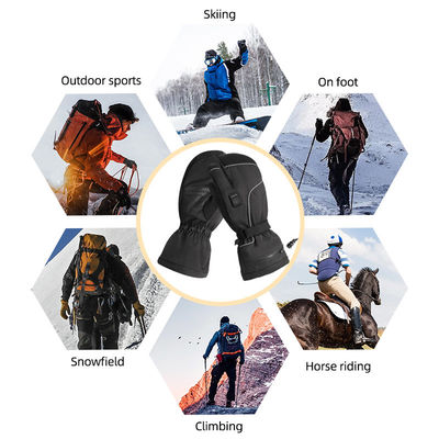 Winter-Eislauf7.2v wieder aufladbare batteriebetriebene erhitzte Handschuhe elektrischer thermischer Heiz-Ski Mittens für Mann-Frauen