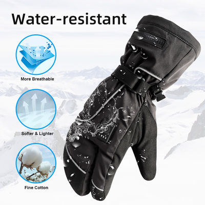 Mann-Frauen schwärzen elektrische thermische erhitzte Handschuh-Zwischenlagen für Winter-Skifahren und Snowboarding