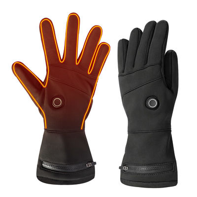 Männer Frauen Elektrische thermische beheizte Winterhandschuhe 7,4 V wiederaufladbare beheizte Fäustlinge für den Winter