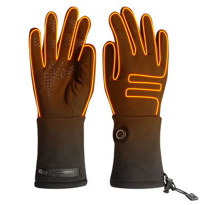 Dünnste erhitzte elektrische wasserdichte erhitzte Großhandelshandschuhe der Winter-Handschuh-7.4V mit Finger-Touch Screen