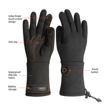 Dünnste erhitzte elektrische wasserdichte erhitzte Großhandelshandschuhe der Winter-Handschuh-7.4V mit Finger-Touch Screen