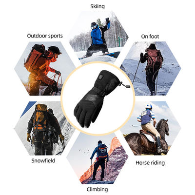 Lithium-Wiederaufladbare Fischerei-Winterhandschuhe mit 7,4V-Akku-Leistung Elektrohandschuhe zum Skifahren