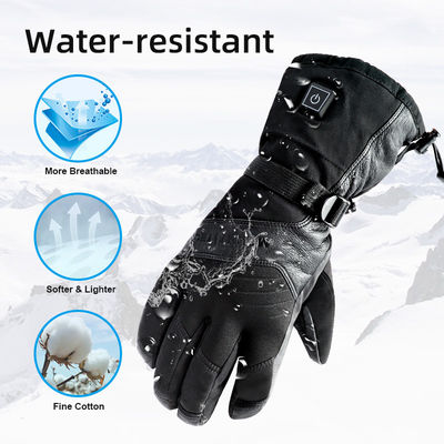 Lithium-Wiederaufladbare Fischerei-Winterhandschuhe mit 7,4V-Akku-Leistung Elektrohandschuhe zum Skifahren