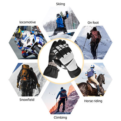 Anti-Skid Silicone Heizhandschuhe für Fahrradfahren Elektrische Motorradhandschuhe für Männer Frauen