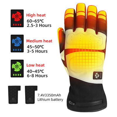 Anti-Skid Silicone Heizhandschuhe für Fahrradfahren Elektrische Motorradhandschuhe für Männer Frauen
