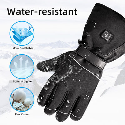 Dicke wiederaufladbare Lithium-Ionen-Batterie mit Heizung Winterhandschuhe 7,4 V Batterie-Skihandschuhe mit 3 Temperaturgetriebenen