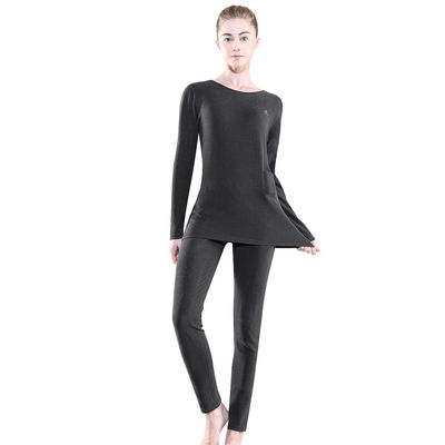 Frauen Premium Winter lange warme Elektrische Oberteile Hosen Anzug Set Kleidung Heizung Fleece Heizung Thermal Anzug Unterwäsche