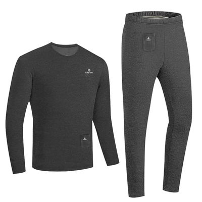Winter Elektrisch beheizte Unterwäsche Set Fleece Thermal Tops Hosen Skiheizung Körperanzug