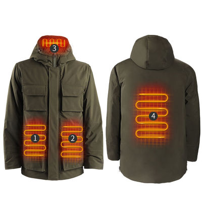 Elektrische wiederaufladbare Heizkleidung Heizjacke für Männer mit Akku