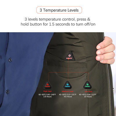 Elektrische wiederaufladbare Heizkleidung Heizjacke für Männer mit Akku