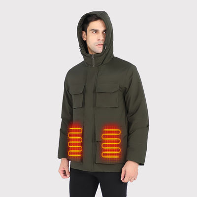 Fleece Heizjacke für Männer Wiederaufladbare elektrische Heizkleidung für Wandern
