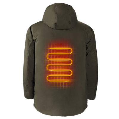 Fleece Heizjacke für Männer Wiederaufladbare elektrische Heizkleidung für Wandern