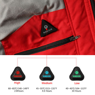 Individuell angefertigte Softshell Heizkleidung Winterkleidung Elektrische Batterie Heizung Jagdjacke mit 7,4 V Batterie