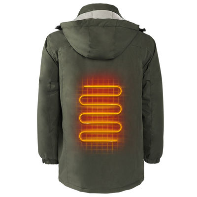 Wärme Outdoor Heizung Intelligente Temperaturkontrolle Warme Kapuzenmantel Winter Thermal Männer Heizung Jacke