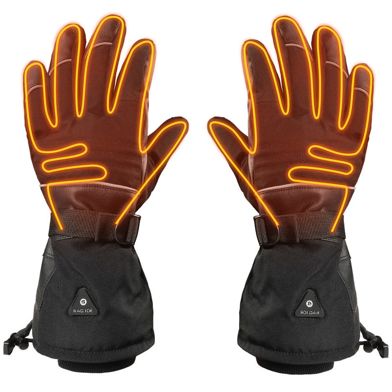 Frauen-wieder aufladbarer erhitzter Handschuh-Winter-Ski fahrende elektrische wasserdichte erhitzte Handschuhe mit 3 Temperaturstufen