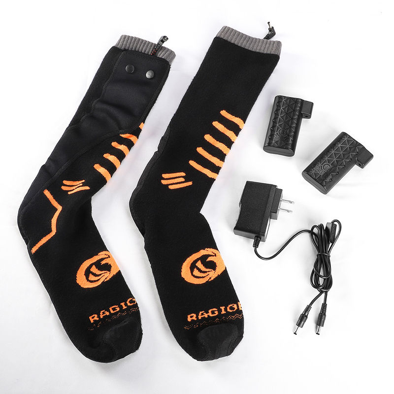 Wiederaufladbare elektrische Socken mit Akku Heizsocken M L XL Größe für die Jagd Winter Skifahren im Freien