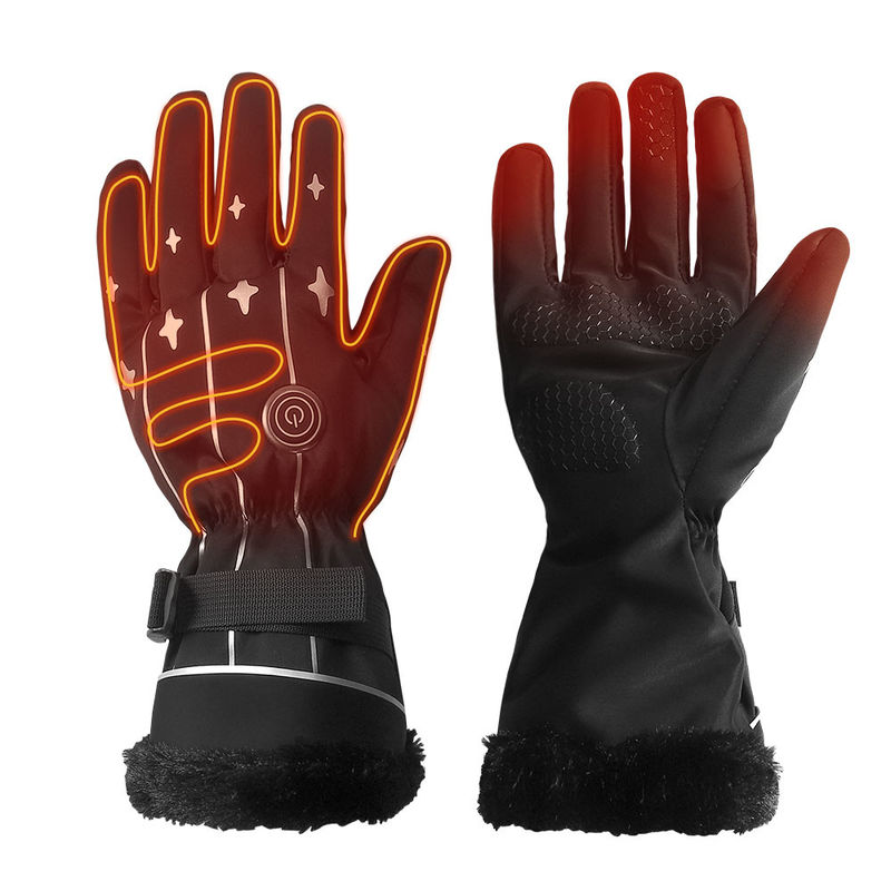 Erhitzten elektrische thermische Handschuhe Schneemobil fahrung Soems/ODM Winter-Handschuhe eine Größe für das Winter-Kampieren im Freien